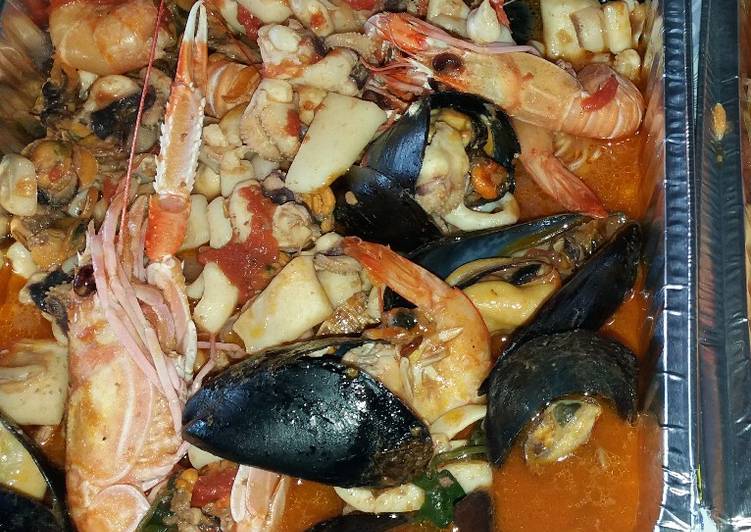 Ricetta Preparato Per Spaghetti Allo Scoglio Di Daniela Cookpad