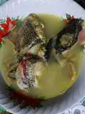 Masak berkuah simpel Kepala dan ekor Ikan kakap