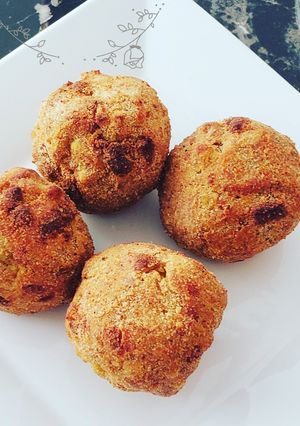 Una foto de Bolones de queso crocantes fit