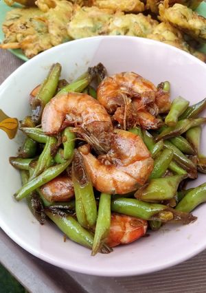 Foto resep Tumis buncis udang