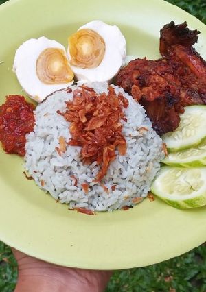 Foto resep Nasi Uduk Biru Rice Cooker/ Nasi Biru