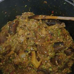 A picture of Okra soup.