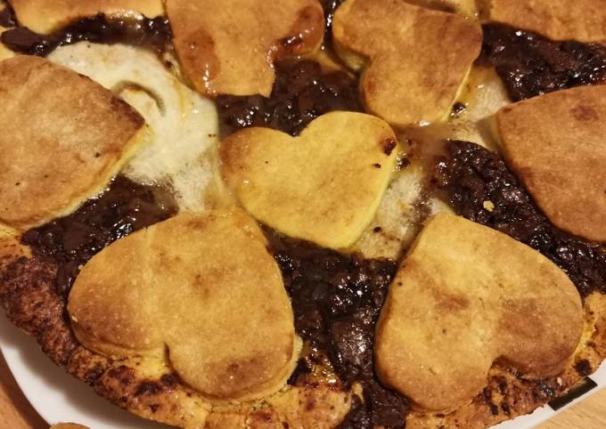 Crostata pere e cioccolato