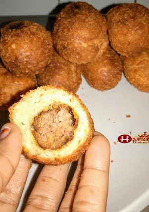 A picture of Coated meat rolls.