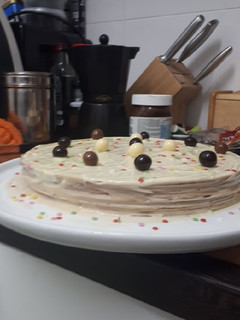 Una foto de Pastel superfácil de Obleas