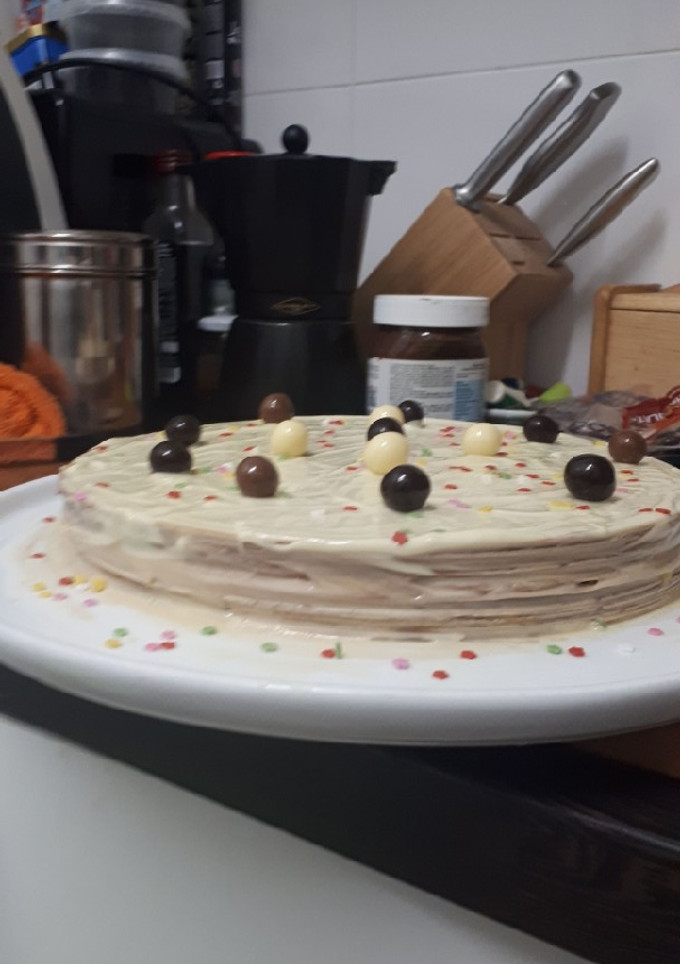 Una foto de Pastel superfácil de Obleas