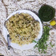 A picture of Pea Pulao.