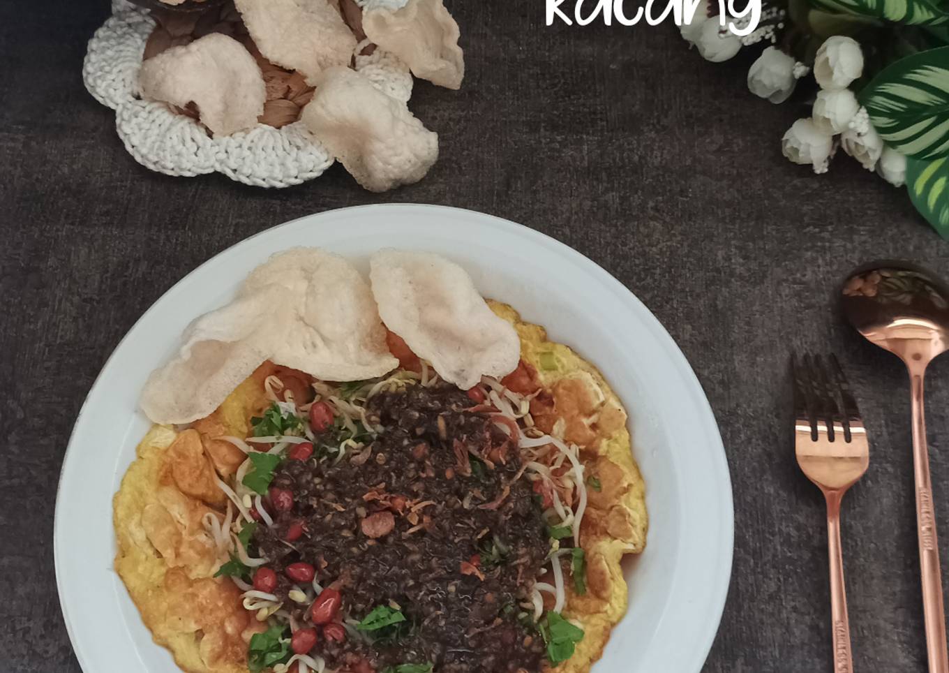 Tahu Telur Bumbu Kacang