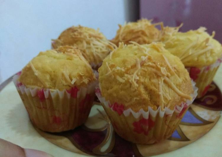 Resep Muffin keju snack mpasi 14MO yang Sempurna