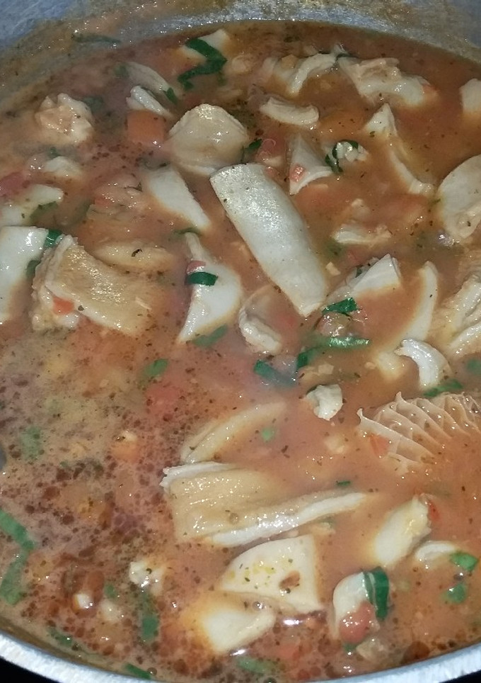 Una foto de Mondongo en salsa