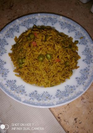 صورة لوصفة الارز بالخضار
