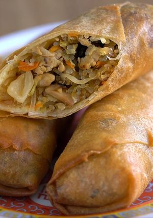 Una foto de Rollitos Chinos de pollo a la Sonorense