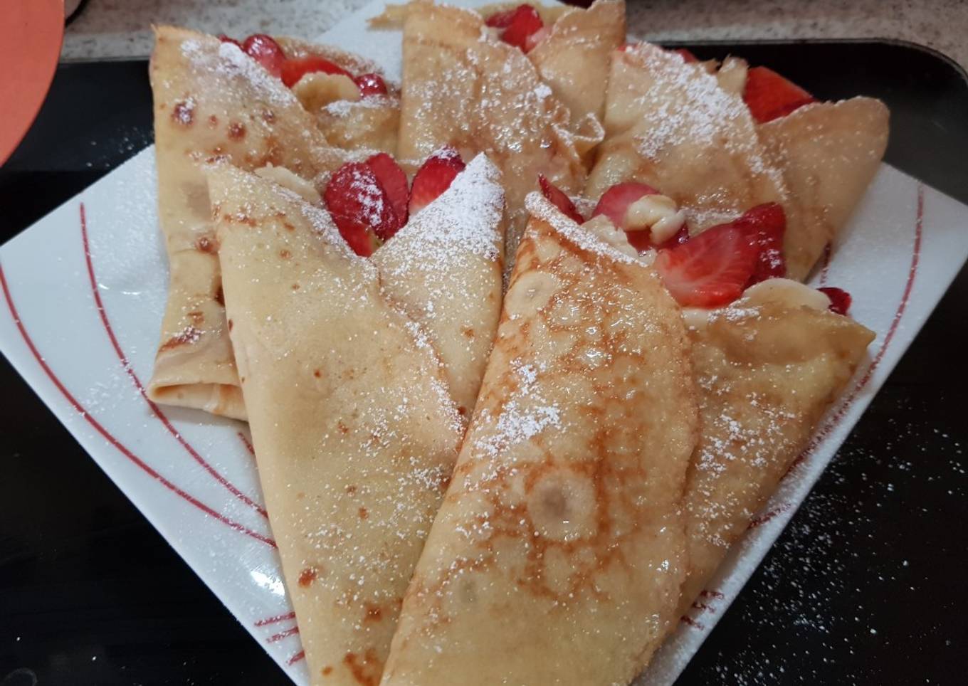 My fruity French Crepes