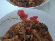 Una foto de gazpacho manchego de españa