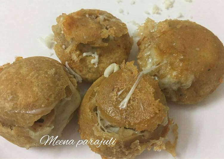 Recipe of Quick Samak aata and jowar aata ke cheese balls