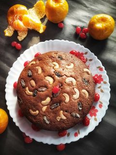 প্লাম কেক/ রিচ ফ্রুট কেক রেসিপির প্রধান ছবি