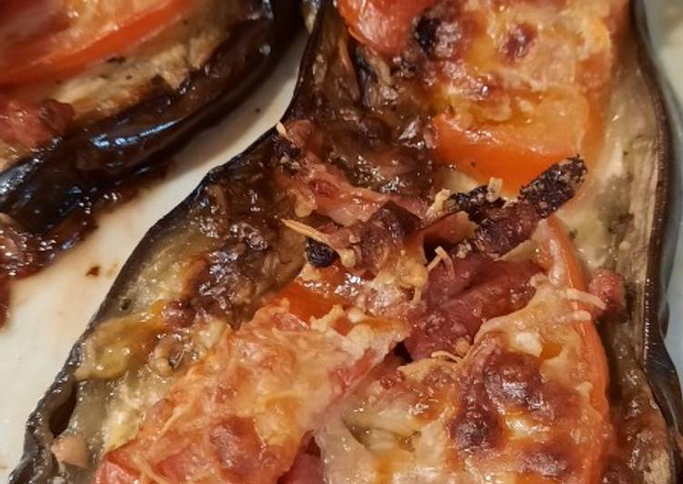 Pizzas de berenjenas