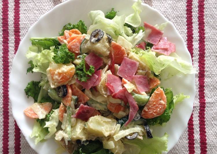Cara Mudah Membuat Japanese potato salad Super Lezat