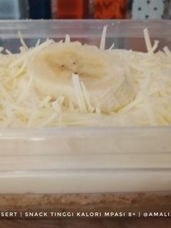 Foto resep Banana Dessert (Snack Tinggi Kalori MPASI 8M+)