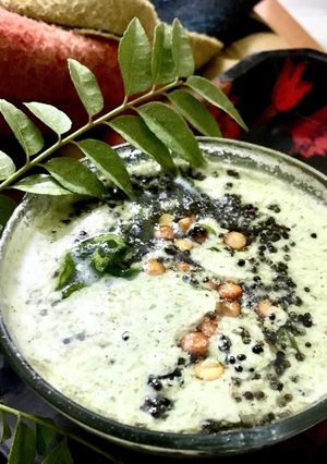 A picture of Coconut peanut dip.
