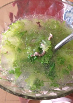 Hình của món Canh Khổ Qua Thịt Bò.