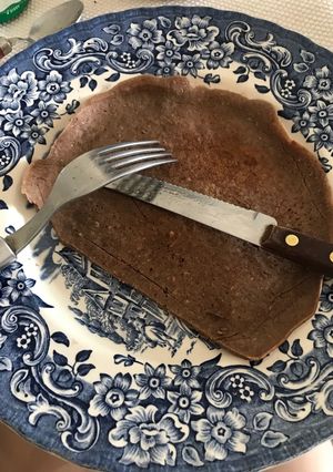 Una foto de Panqueques de harina integral sin leche