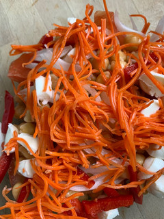 Una foto de Ensalada de garbanzos