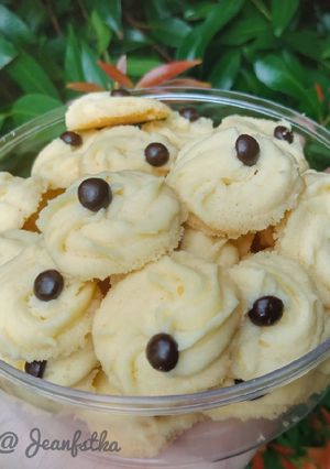 Foto resep Semprit Susu Renyah 3 Bahan #BikinRamadhanBerkesan #KueKering