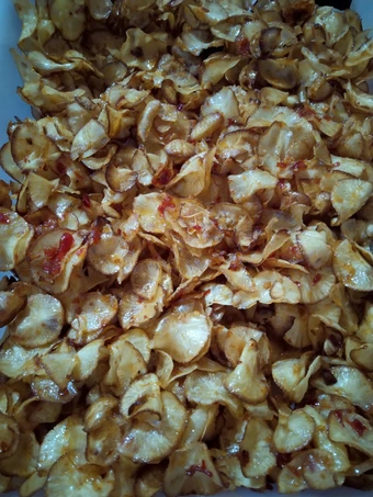 Langkah Gampang Membikin Resep 103.Keripik Singkong Balado yang Bikin Ngiler Anti Ribet, Bikin Ngiler