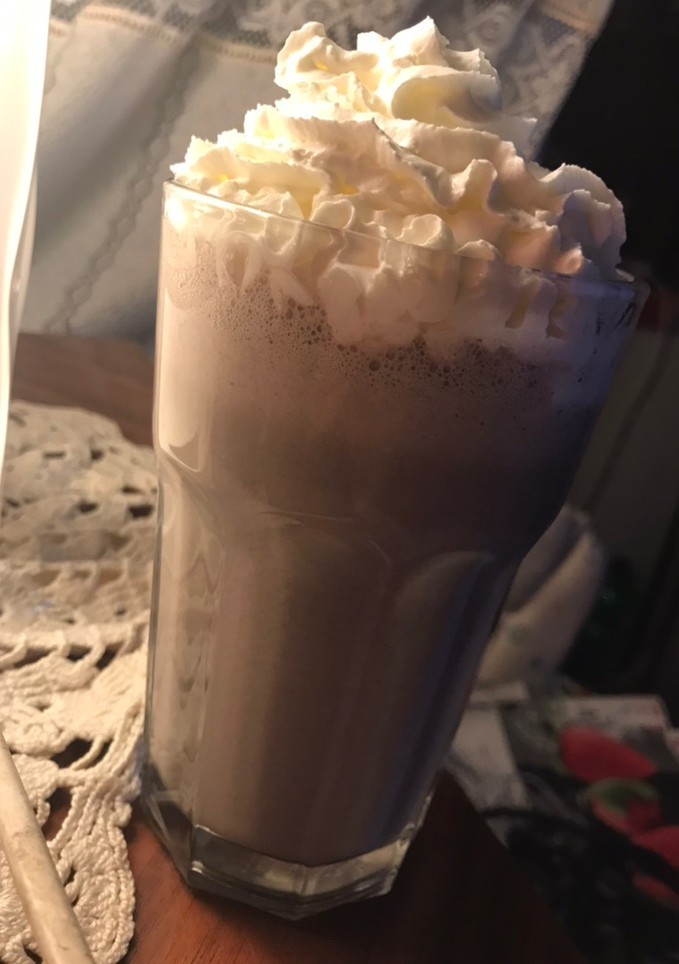 Una foto de Batido de oreo sin helado