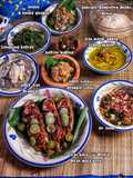 Ambuyat@Ambulong@Linut@Sagu dan 8 hidangan lauk pauk