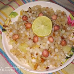 A picture of Sabudana khichdi.