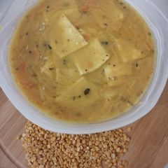 A picture of Dal dhokli gujarati style.