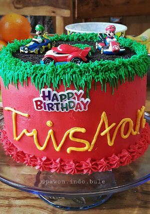 A picture of Birthday Cake.