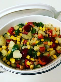 صورة لوصفة سلطة البطاطا الشهيه 🥔🥒👩🏻🍳