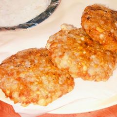 Sabudana vada A picture of Sabudana vada.