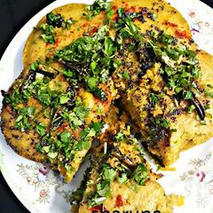 A picture of Bread Dhokla.