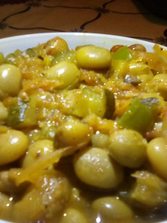 A picture of Slow cooked green beans.