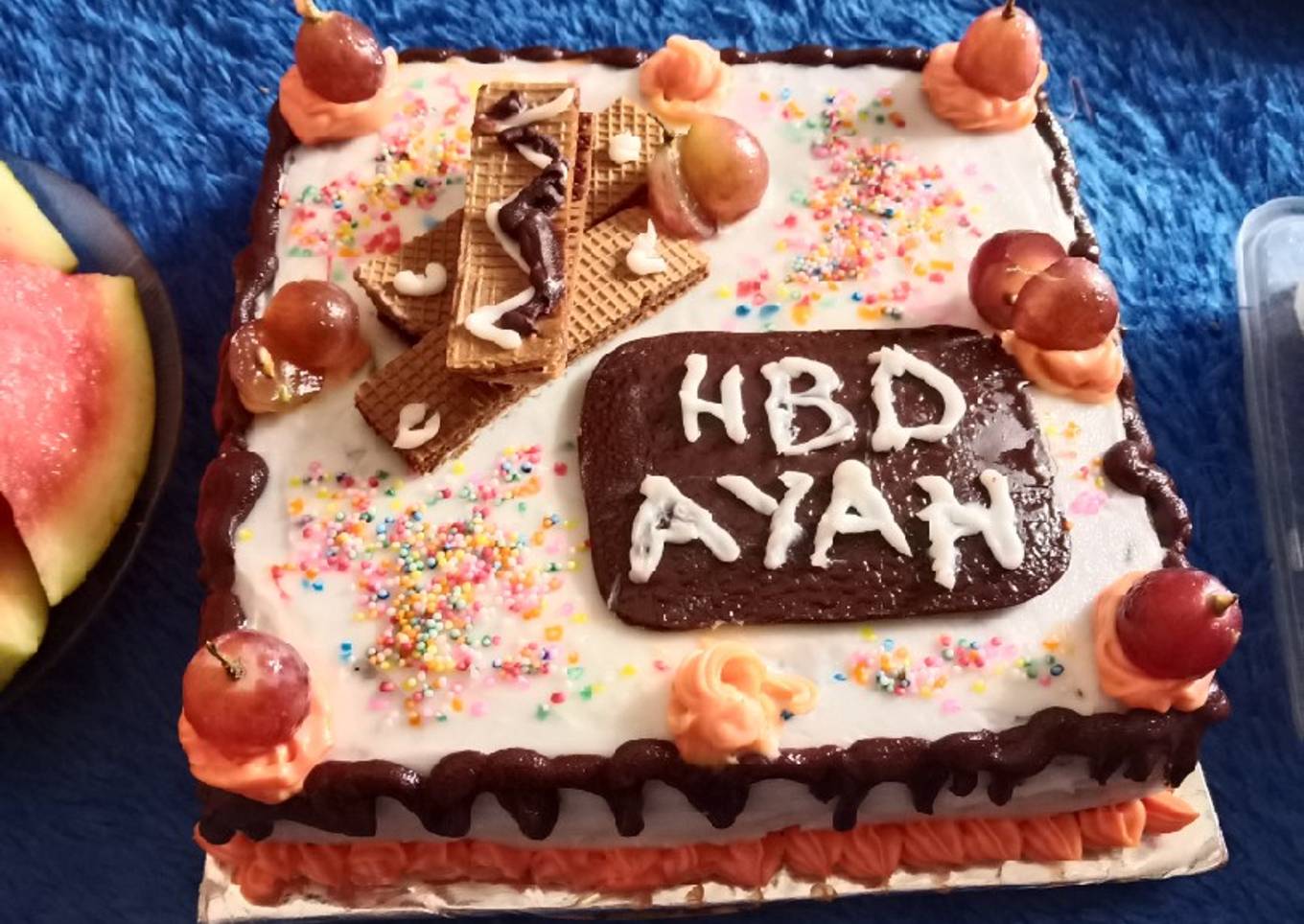 Base cake kue ultah 6 telur