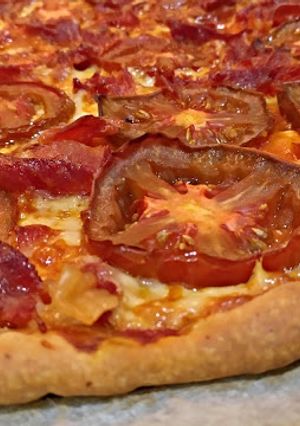 Una foto de Pizza serrana