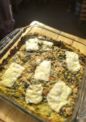 Una foto de Budín de acelgas y atún 😋