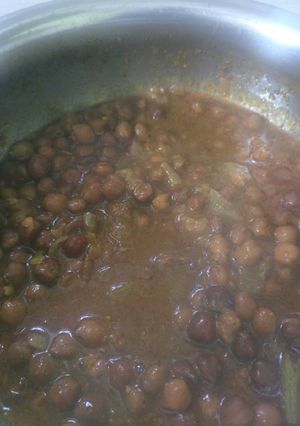 A picture of Black gram chana vegetable.