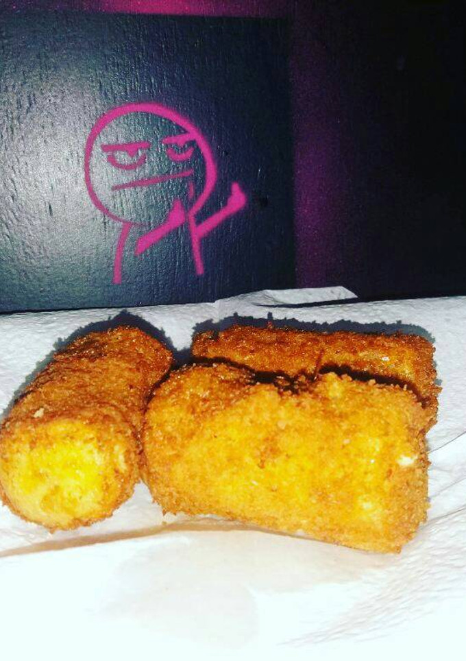 Una foto de Bananas fritas crocantes