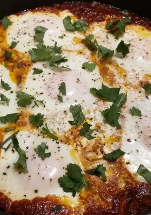 A picture of Shakshuka.