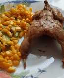 Codornices en airfryer