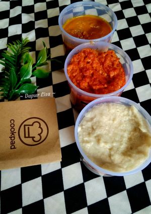 Foto resep Bumbu dasar putih, bumbu dasar merah dan bumbu dasar kuning