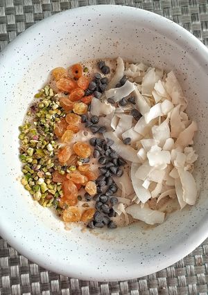 Foto di Porridge healthy e coccoloso alla vaniglia