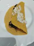 Omelette de espinacas y champiñón