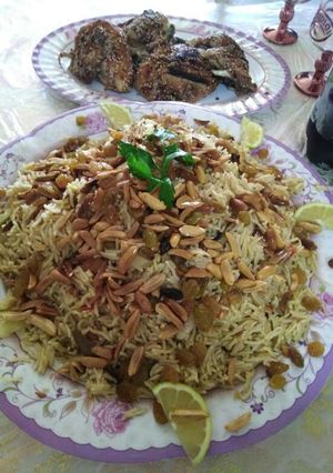 صورة لوصفة كبسة بالدجاج