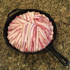 A picture of Bacon Pie.